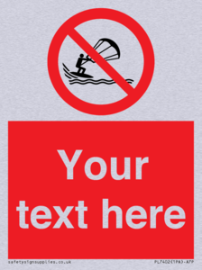 Custom No kite surfing